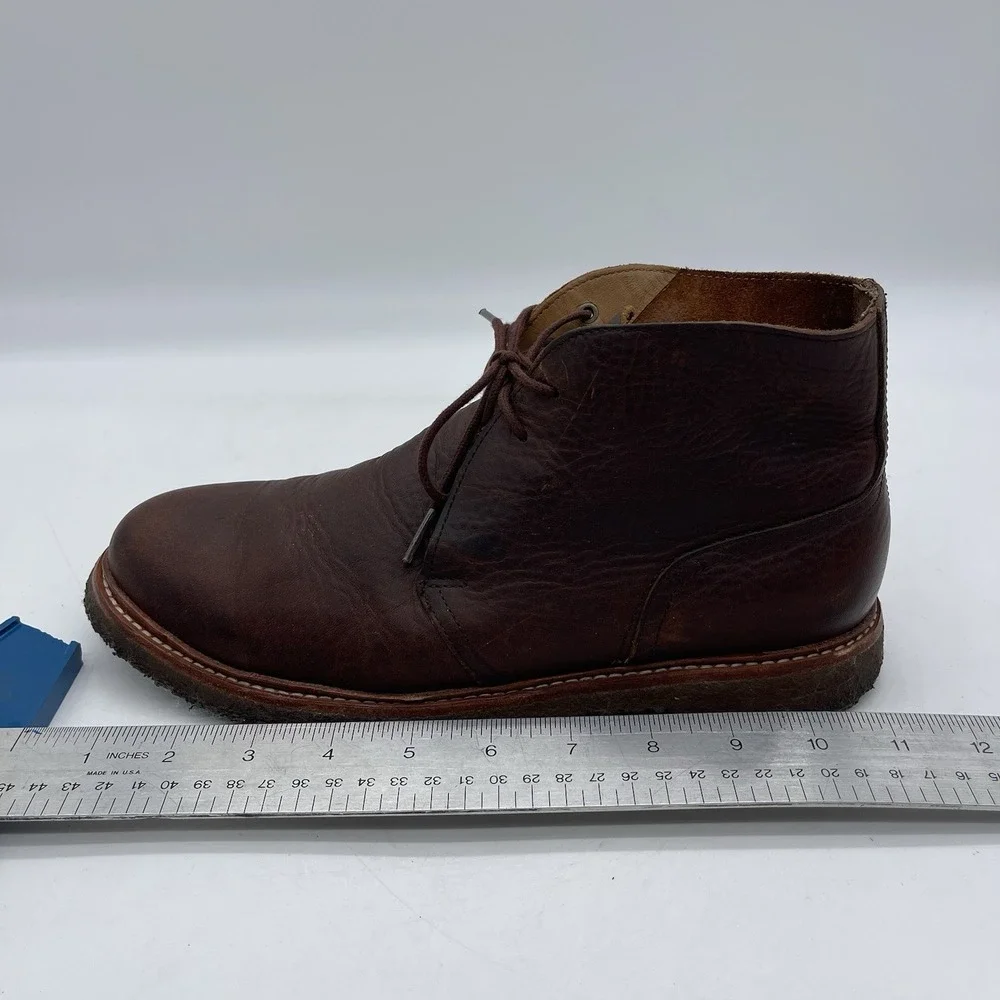 Polo Ralph Lauren Karlyle Mens Approximate Size 9/9.5 Chukka Boots Brown Leather